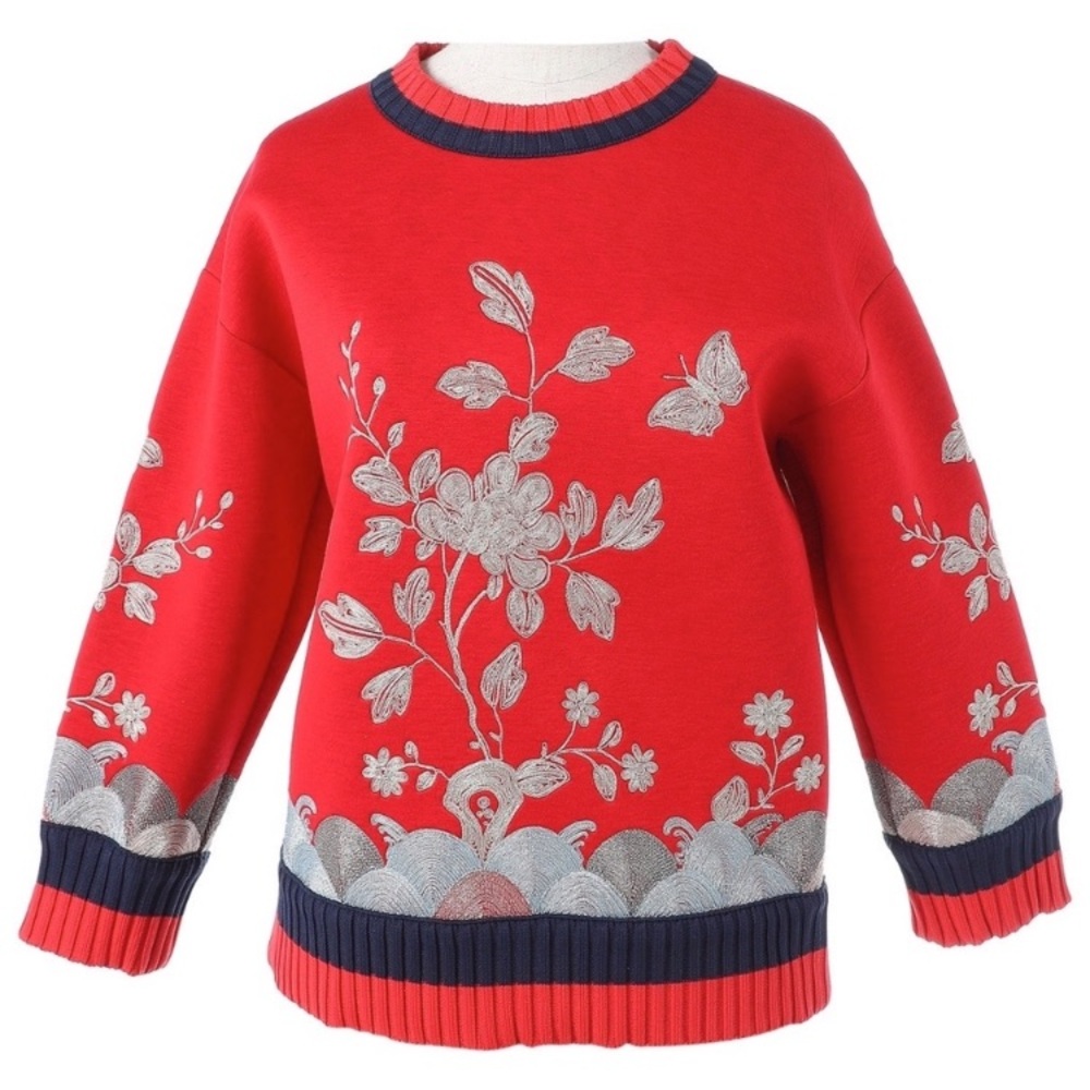 Gucci 2016 neoprene embroidered sweatshirt
